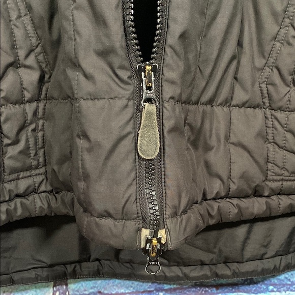 Men's Black Quilted Jacket Coat Full Zip Size XXL - Picture 6 of 10